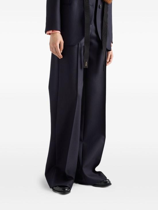 25FW 프라다 스트레이트 팬츠 P263J 16OXF0008 Blue - PRADA