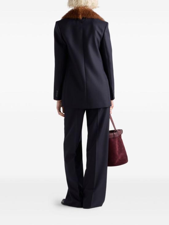 25FW 프라다 스트레이트 팬츠 P263J 16OXF0008 Blue - PRADA
