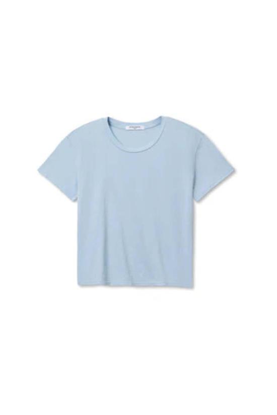  퍼펙트 화이트 티 반팔 티셔츠 할리 박스 크루 티 - PERFECT WHITE TEE