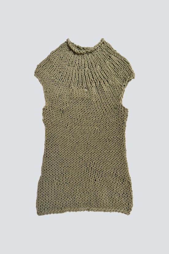  Synph17 반팔 티셔츠 그레이 니트 반팔 상의 - OTHER BRANDS