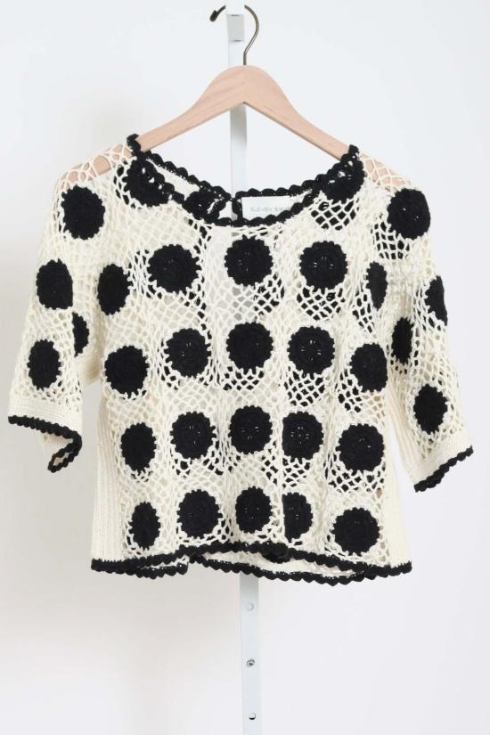  일레븐 식스 블라우스 아미라 탑