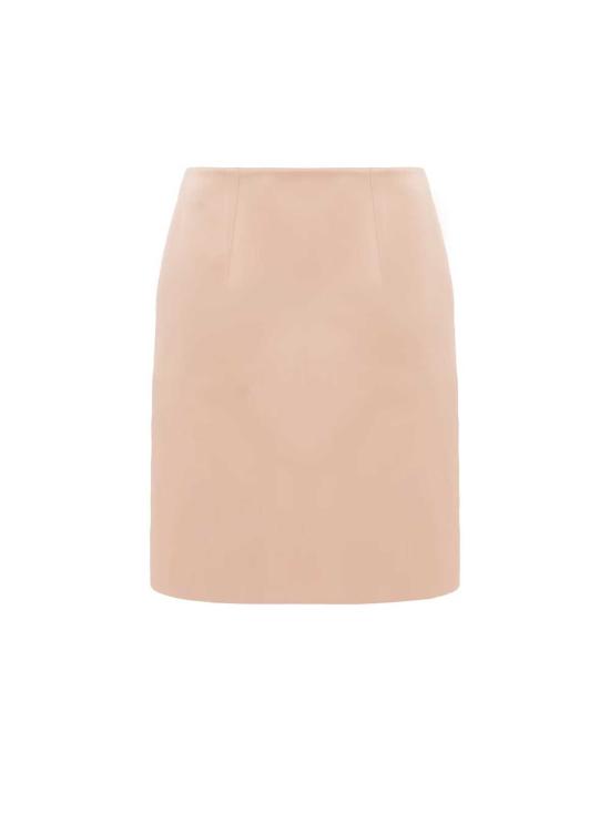  끌로에 숏 스커트 새틴  로즈 더스트 - CHLOE