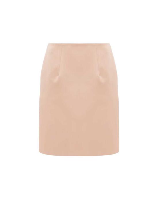  끌로에 숏 스커트 새틴  로즈 더스트