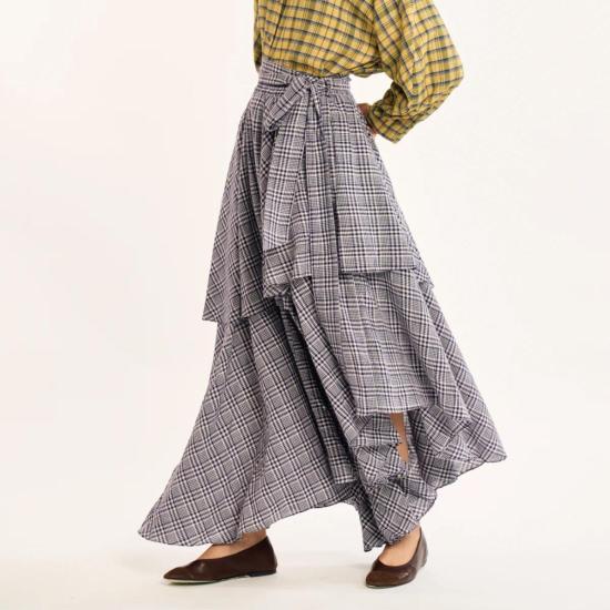  루주타 셰스 롱 스커트 서카 스커트 켈프 체스 - RUJUTA SHETH