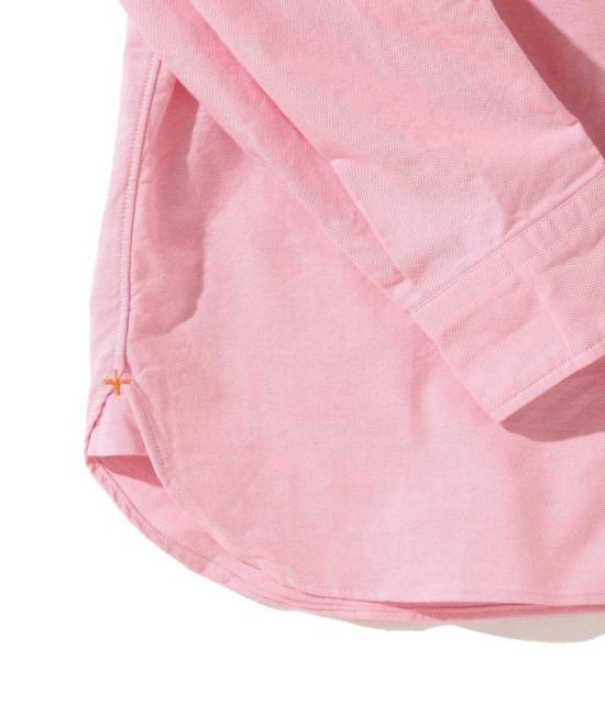  빔스 긴팔 셔츠 플러스 B.D. 옥스포드  핑크 - BEAMS