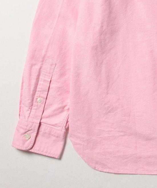  빔스 긴팔 셔츠 플러스 B.D. 옥스포드  핑크 - BEAMS