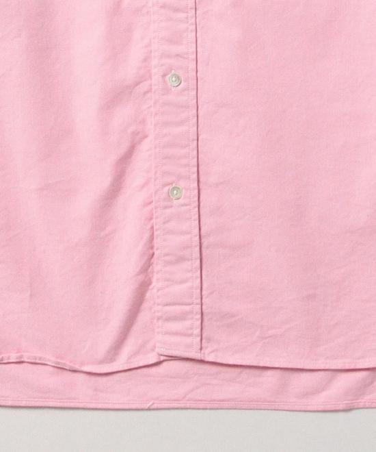  빔스 긴팔 셔츠 플러스 B.D. 옥스포드  핑크 - BEAMS