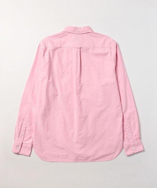  빔스 긴팔 셔츠 플러스 B.D. 옥스포드  핑크 - BEAMS