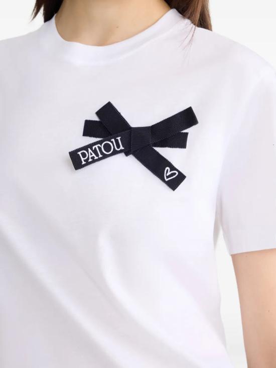 26SS 파투 반팔 티셔츠 JE1859999 001W WHITE - PATOU