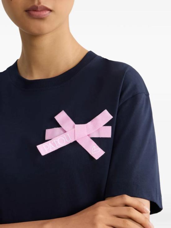 26SS 파투 반팔 티셔츠 JE1859999 694N BLUE - PATOU