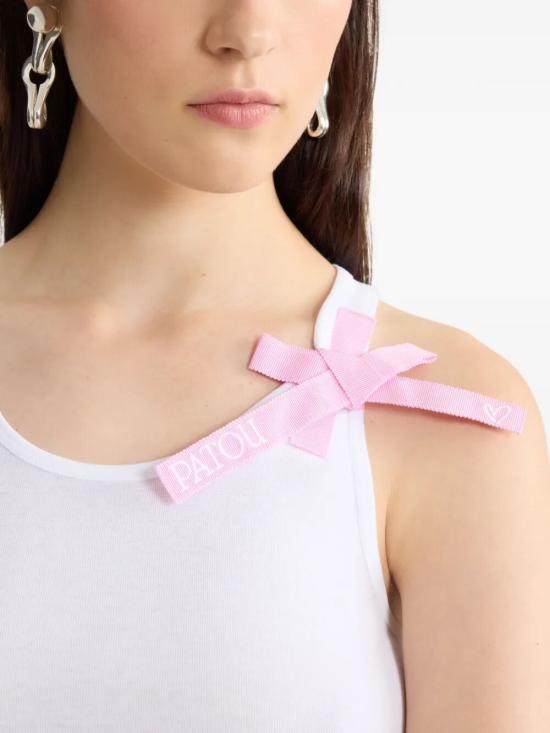 26SS 파투 반팔 티셔츠 JE2129994 001W WHITE - PATOU