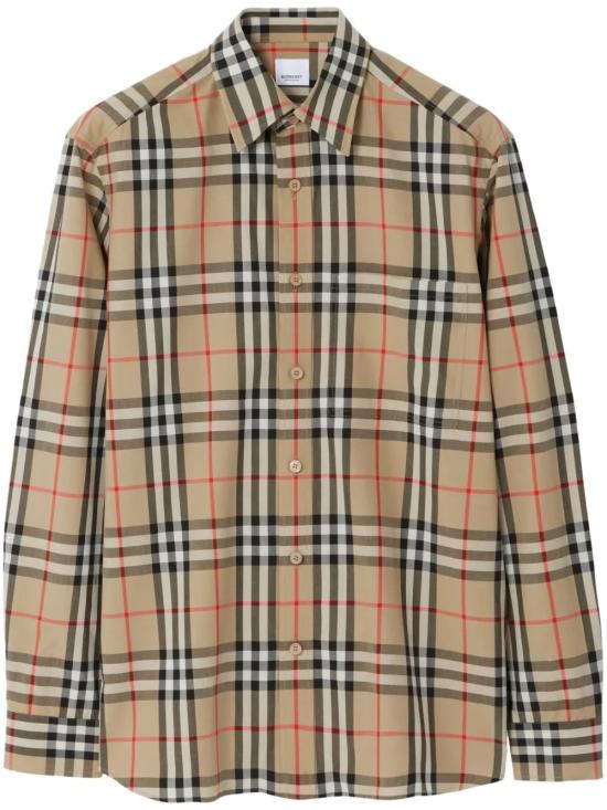 26SS 버버리 체크 코튼 셔츠 8070577A7028 BEIGE