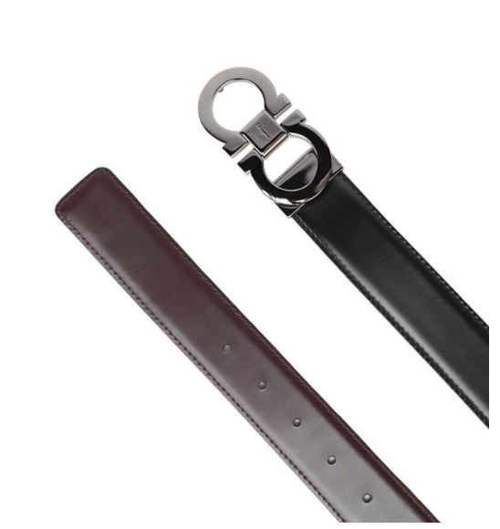 26SS 살바토레 페라가모 가죽 벨트 679535644557NERO NERO AUBURN - SALVATORE FERRAGAMO