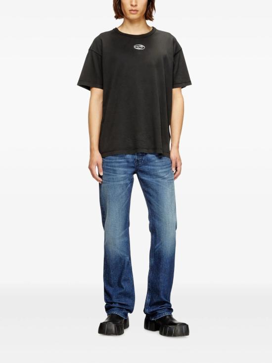 26SS 디젤 반팔 티셔츠 A202970JMBB900 BLACK - DIESEL