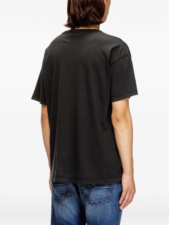 26SS 디젤 반팔 티셔츠 A202970JMBB900 BLACK - DIESEL