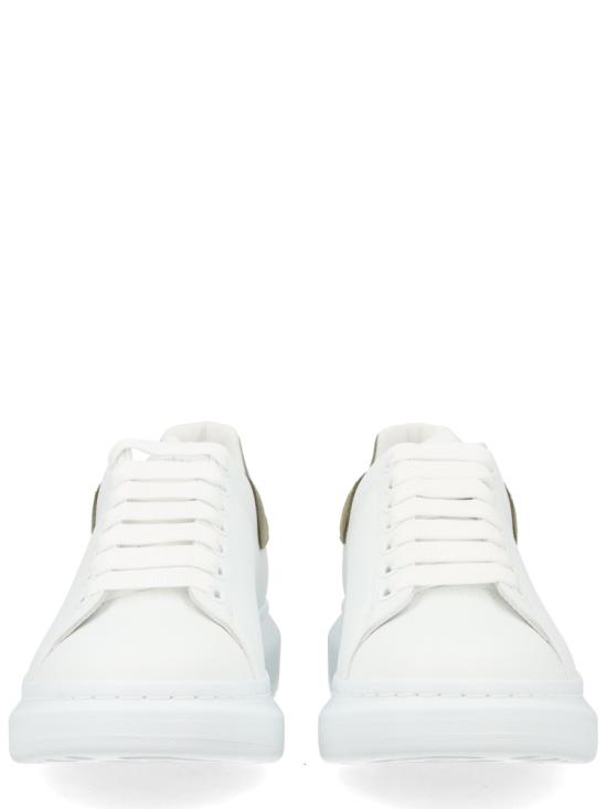 26SS 알렉산더 맥퀸 오버사이즈 드 스니커즈 553680WIAJV9225 WHITE OLIVE GREEN - ALEXANDER MCQUEEN