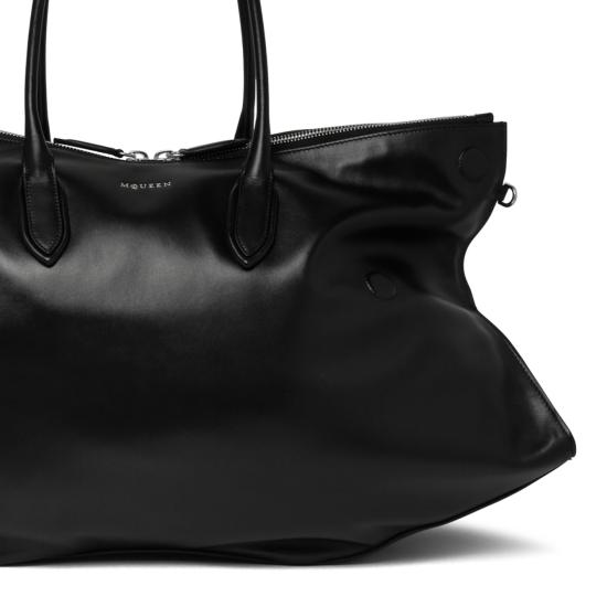 26SS 알렉산더 맥퀸 토트백 8559961VDXA1000 BLACK - ALEXANDER MCQUEEN