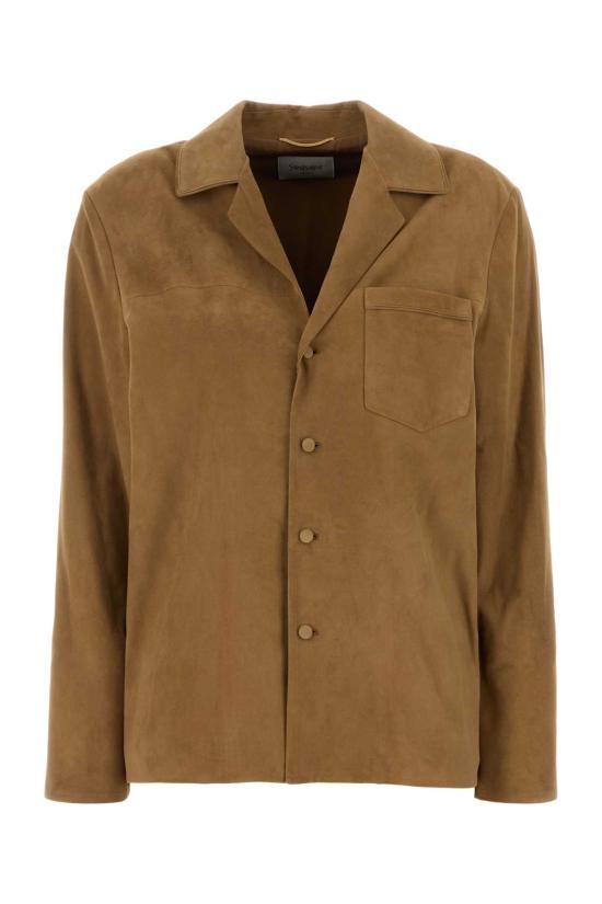 26SS 생로랑 셔츠 860703YCUH2 2631 BEIGE O TAN