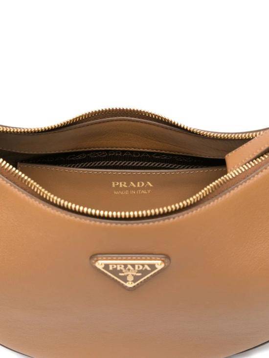 26SS 프라다 아르케 스몰 레더 숄더백 1BC274VOOO2CYSF03BH Camel - PRADA