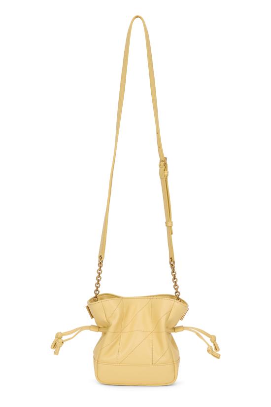 26SS 생로랑 램스킨 제이미 미니 숄더 파우치 859174AAB327555 Yellow - SAINT LAURENT