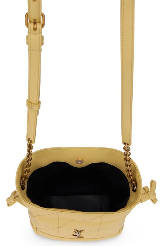 26SS 생로랑 램스킨 제이미 미니 숄더 파우치 859174AAB327555 Yellow - SAINT LAURENT
