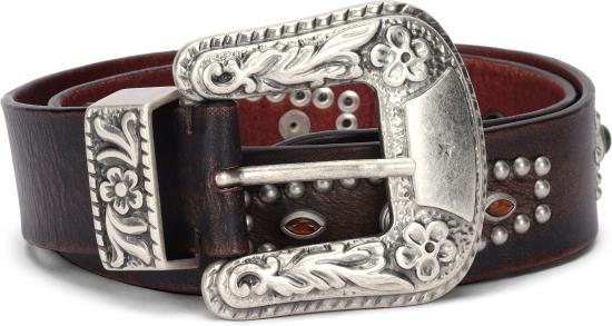 26SS 골든구스 레귤러 벨트 GWA00179A00080855312 Burgundy - GOLDEN GOOSE