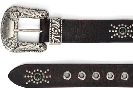 26SS 골든구스 레귤러 벨트 GWA00179A00080855312 Burgundy - GOLDEN GOOSE