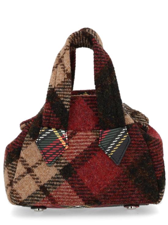 26SS 비비안웨스트우드 해리스 트위드 울 아카이브 미니 핸드백 4703000KWW018DH201 Multicolor - VIVIENNE WESTWOOD