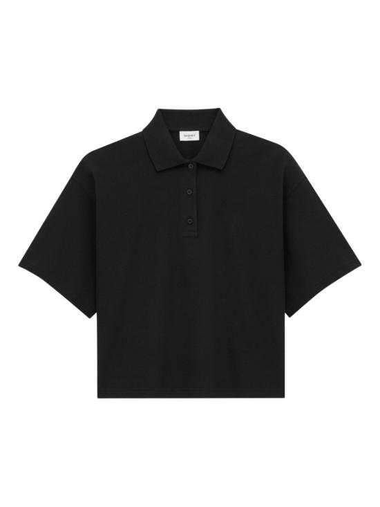 25FW 생로랑 반팔 티셔츠 841963Y37HC1000 black