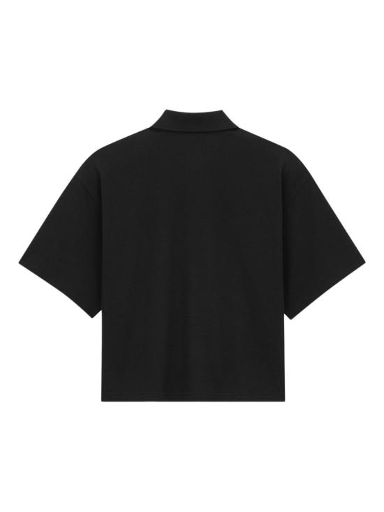 25FW 생로랑 반팔 티셔츠 841963Y37HC1000 black - SAINT LAURENT