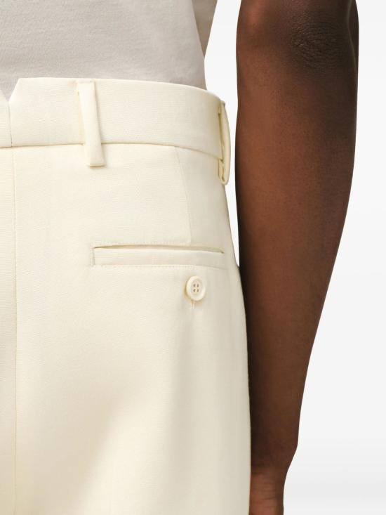 26SS 아미 울 스트레이트 트라우저 HTR506WV0195 136 BLANCCREME - AMI