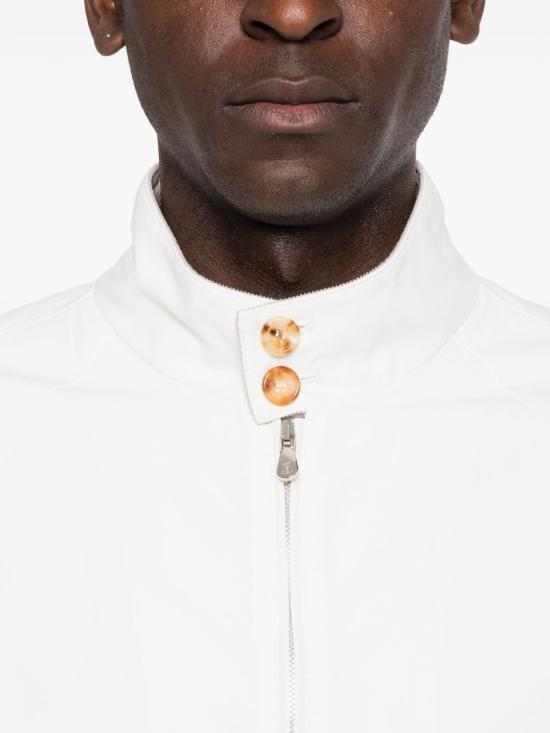 26SS 브루넬로 쿠치넬리 개버딘 블루종 재킷 MY4196583 CUR73 OFWHTPANM - BRUNELLO CUCINELLI