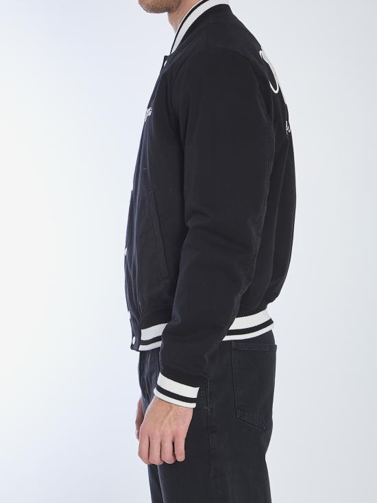 25FW 오프화이트 봄버 자켓 OMEH05FC99FAB001 0110 BLACKWHITE - OFF WHITE