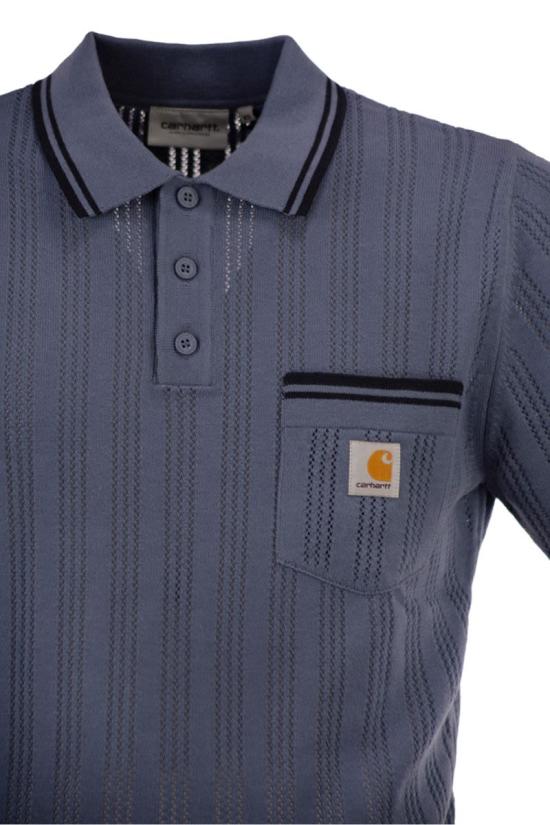 26SS 칼하트 WIP 숏슬리브 램지 폴로 티셔츠 I036168 3QHXX LIGHT BLUE - CARHARTT WIP