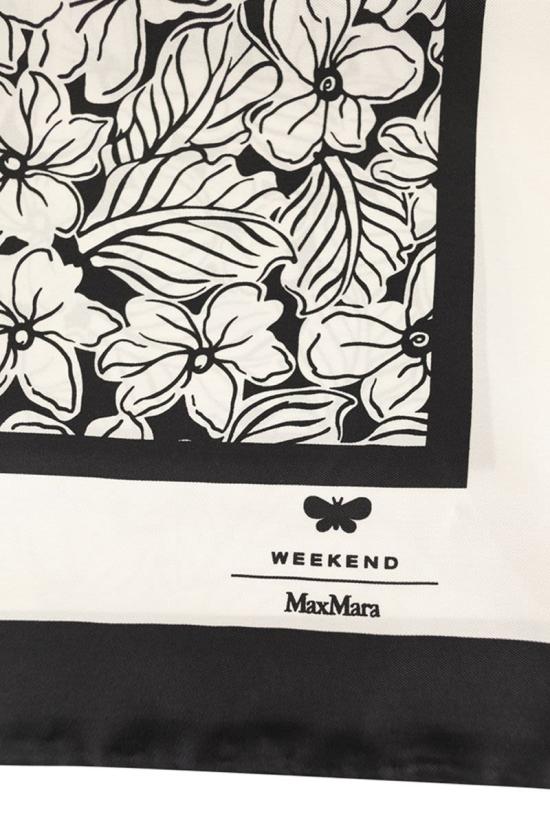 26SS 위켄드막스마라 머플러/스카프 2615541035600 003 WHITE BLACK - WEEKEND MAX MARA