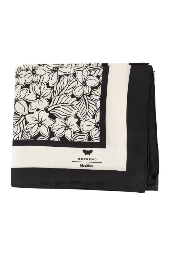 26SS 위켄드막스마라 머플러/스카프 2615541035600 003 WHITE BLACK