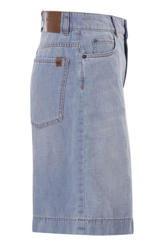 26SS 위켄드막스마라 스트레이트 팬츠 2615141032600 006 MEDIUM DENIM - WEEKEND MAX MARA