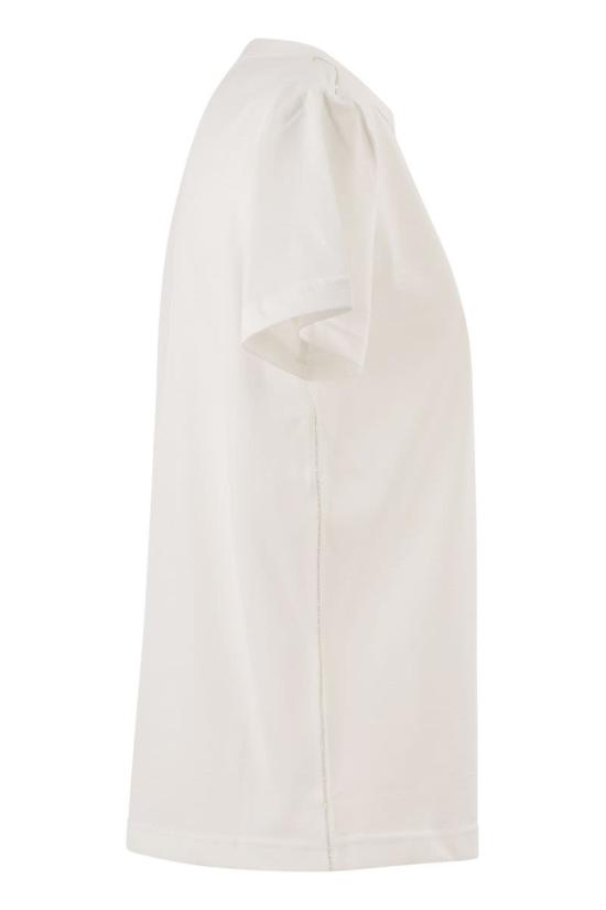 26SS 파비아나 필리피 반팔 티셔츠 JED266F133L796 21 WHITE - FABIANA FILIPPI