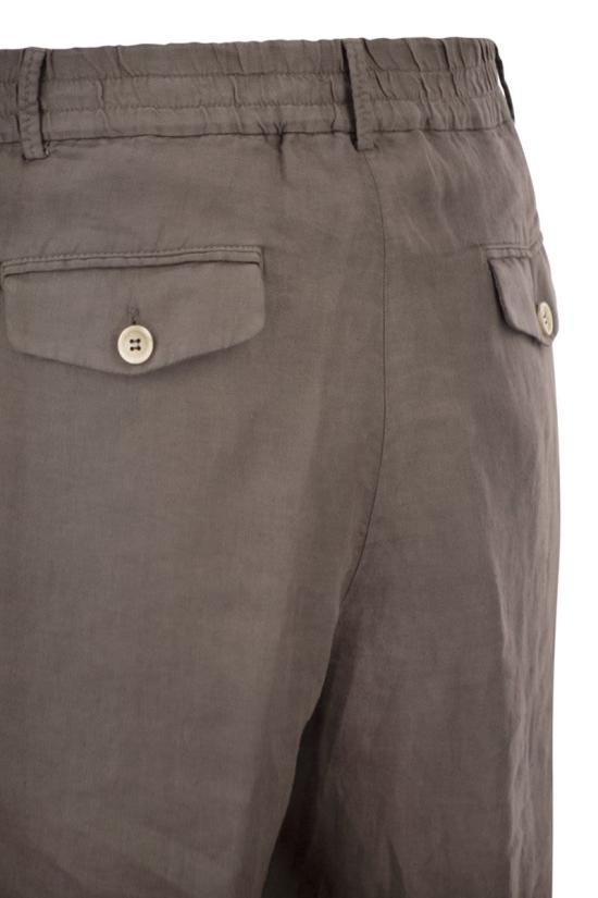 26SS 브루넬로 쿠치넬리 스트레이트 팬츠 M243DU0065 C6046 HAZELNUT - BRUNELLO CUCINELLI