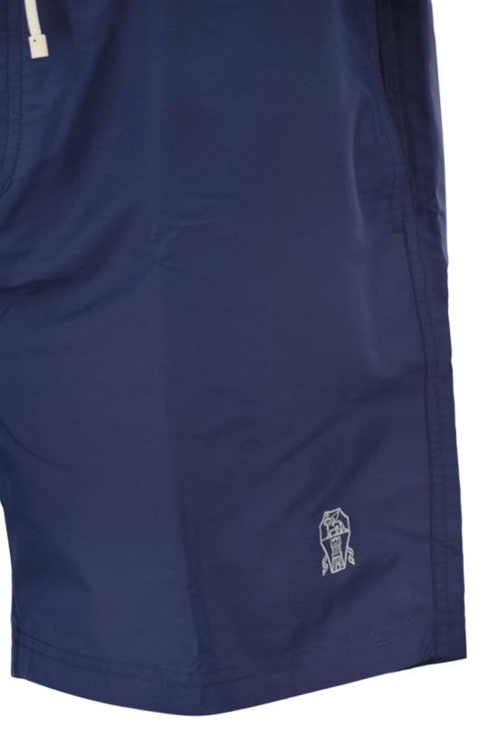 26SS 브루넬로 쿠치넬리 로고 스윔 팬츠 MW817043 CIQ43 AVIO - BRUNELLO CUCINELLI