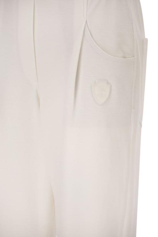 26SS 브루넬로 쿠치넬리 스트레이트 팬츠 MG927P9246 C7220 WHITE - BRUNELLO CUCINELLI