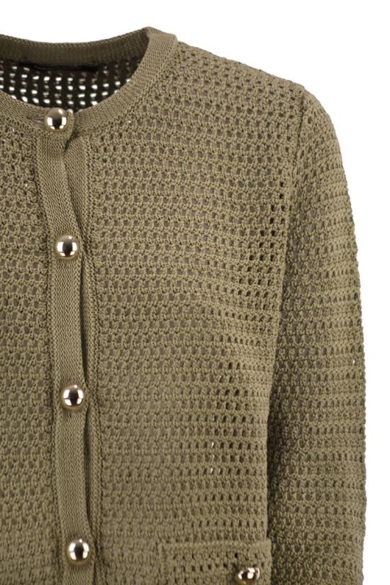 26SS 파비아나 필리피 스웨터 MAD276F513D663 1274 KHAKI - FABIANA FILIPPI