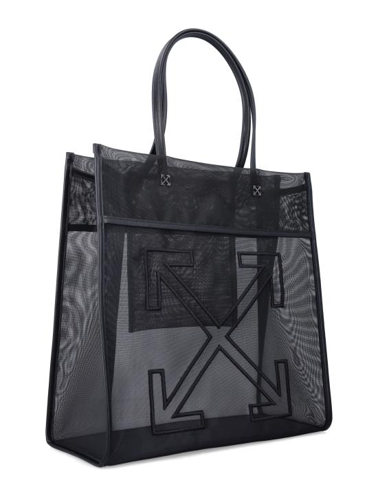 26SS 오프화이트 토트백 OWNA23FS26FAB001 1010 BLACK - OFF WHITE