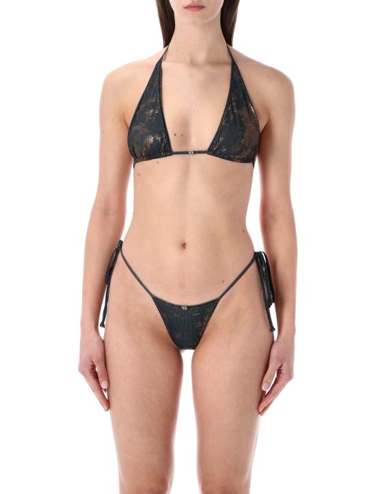 26SS 디젤 비키니 수영복 A204360WEBC 900A BLACK GOLD - DIESEL