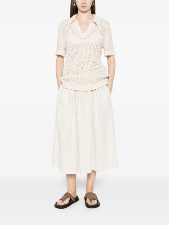 26SS 익스트림캐시미어 미디 스커트 403MARY213 WHITE - EXTREME CASHMERE