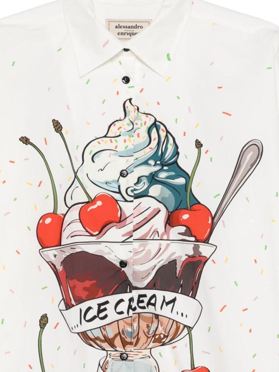 26SS 알레산드로 엔리케즈 셔츠 S54PO000COPPA WHITE - ALESSANDRO ENRIQUEZ