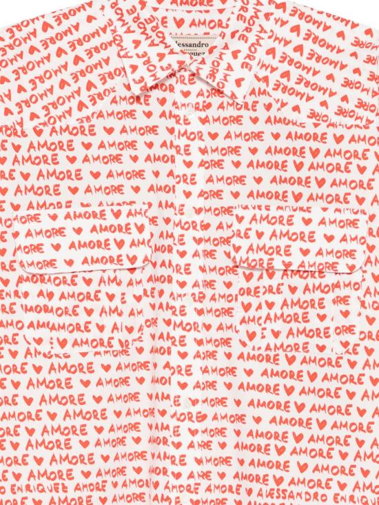 26SS 알레산드로 엔리케즈 셔츠 S53PO027AMO RED - ALESSANDRO ENRIQUEZ