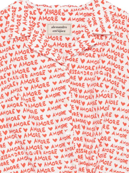 26SS 알레산드로 엔리케즈 셔츠 S47PO027AMO RED - ALESSANDRO ENRIQUEZ
