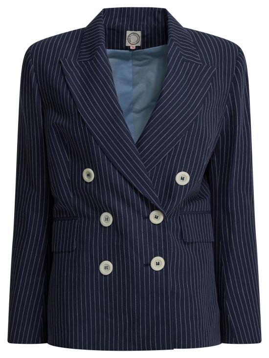 26SS 이네스 드 라 프레상쥬 수트 자켓 16V022LI101P280 BLUE