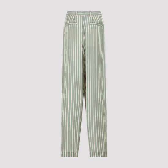 26SS 드리스 반 노튼 스트레이트 팬츠 2610109463274 604 GREEN - DRIES VAN NOTEN